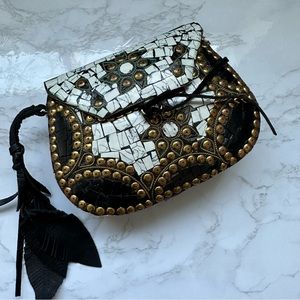 SAM EDELMAN Thana metal Mosaic Tiles crossbody bag. Gorgeous!